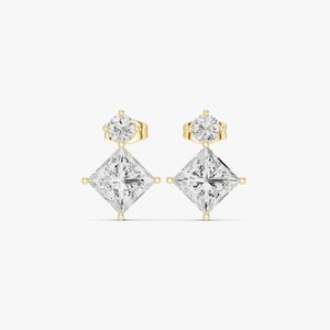 Pendientes de Diamantes de Diseño de Excelente Calidad con Brillo Brillante para Mujer, Ideales para Fiestas, Oficina y Regalos, Disponibles para la Venta - Product Image 1