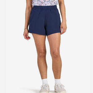 Shorts de sport en toile taille haute pour femmes, shorts de sport lavés, séchage rapide, respirants, élastiques extensibles pour le yoga, grande taille - Product Image 2