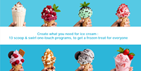 Machine à glace électrique domestique automatique 800W avec fonctions de minuterie, en plastique, multifonction 13-en-1 pour glaces molles maison