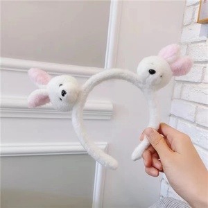 Bandeau pour les cheveux de poupée en peluche de bébé mignon de qualité OEM bandeau pour femme ornement de cheveux de <span class=keywords><strong>dinosaure</strong></span> bandeau d'oreille de lapin pour animaux - Product Image 2