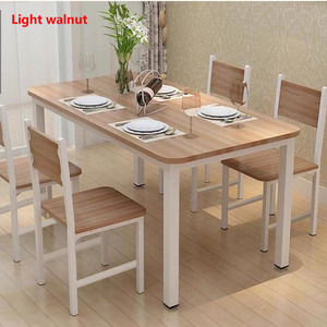 <span class=keywords><strong>Table</strong></span> à <span class=keywords><strong>manger</strong></span> pliante en bois pour la maison et ensemble de <span class=keywords><strong>4</strong></span> chaises pour <span class=keywords><strong>4</strong></span> <span class=keywords><strong>personnes</strong></span>, design moderne pour les petits appartements - Product Image 4