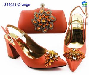 Nouvel échantillon chaussures sac ensemble chaussures de haute qualité et sac chaussures nigérianes sac assorti - Product Image 6