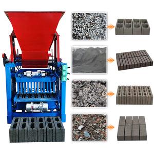 Ligne de production de petites machines à fabriquer des briques, machine automatique pour la fabrication de blocs creux en ciment et cendres volantes pour la pose de routes - Product Image 1