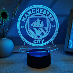 <strong>Football</strong> Club Standard Modern Bedroom Creative USB Desk Lamp Festival Gift <strong>Football</strong> 3D Night <strong>Light</strong> - Product Image 4