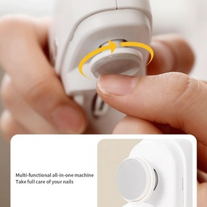 USB sạc cắt móng tay tự động điện Nail Clipper tông đơ và móng tay đánh bóng với LED cho trẻ sơ sinh, người lớn và người cao niên - Product Image 3