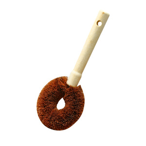 Cepillo para ollas, práctico utensilio para lavar ollas, para limpieza de cocina en el hogar, descontaminación, antiadherente, con mango largo - Product Image 1