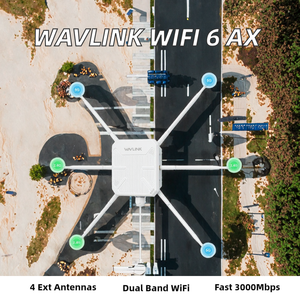 Wavlink Wifi 6 <span class=keywords><strong>AX</strong></span> 3000m ngoài trời không dây lưới Router 2.4G 5G băng tần kép wifi6 Extender wn588hx3 tín hiệu tăng cường tường lửa mới - Product Image 2