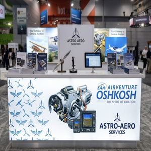 Stand Modular para Ferias Comerciales de 30x30 con Letrero Colgante Redondo de Tubo y Pantalla LED SEG para EAA AirVenture <span class=keywords><strong>Oshkosh</strong></span> - Product Image 3