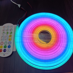 Wholesale IP65 Rated Silicone RGB Magic <strong>Color</strong> <strong>Neon</strong> <strong>LED</strong> Lights <strong>Multi</strong>-<strong>color</strong> <strong>Flexible</strong> Soft <strong>Neon</strong> Strip for Bedroom Game Room - Product Image 6