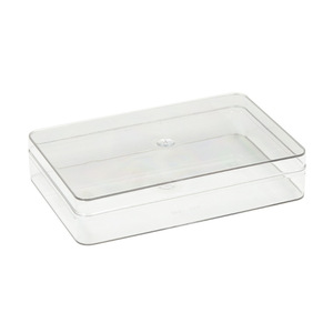 Boîte en plastique transparente rectangulaire personnalisée 2026 avec couvercle pour stockage alimentaire OEM - Product Image 2