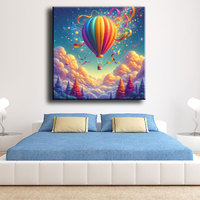 Ever Moment Drop Shipping Diamant Peinture Flottant Ballon Coloré Diamant Mosaïque Art Artisanat Kit Décor À La Maison ASF2948
