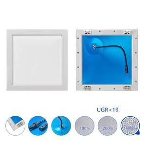 Éclairage <span class=keywords><strong>de</strong></span> panneau configurable fourni par l'usine, <span class=keywords><strong>IP65</strong></span>, étanche, LED, panneau plat, encastré, pour entrepôt, cuisine - Product Image 1