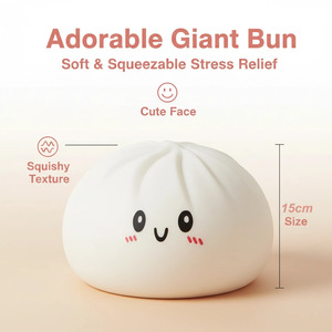 Nuevo Juguete Antiestrés de Simulación de Bollo Gigante de 25 CM - Product Image 5
