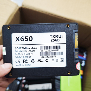 卸売価格の安いコンピューターハードウェア、ソフトウェア、ハードドライブ、2.5インチソリッドステートディスクSATA 256GB SSD、中古電子機器 - Product Image 1