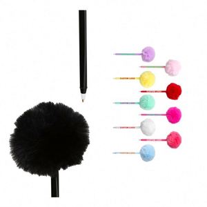 Plush Ball Promotional Plastic Ballpoint <b>Pens</b> Wholesale Creativity Slim Signature <b>Pens</b> with Custom logo for Corporate Events - Product Image 6