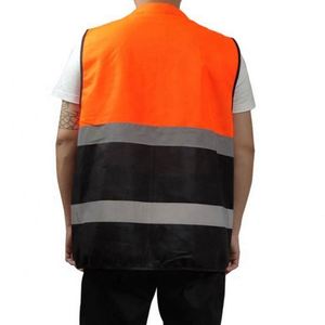 Gilet de sécurité haute visibilité réfléchissant de qualité supérieure avec poches pour travaux de construction, idéal pour les cadeaux promotionnels et d'affaires - Product Image 5