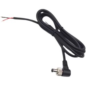2.1x5.5 2.5 1.35 3.5 Mm Male to Female Angled Extension <b>Cable</b> 90 Degree 5.5x2.1mm 5525 DC Screw Power Charger <b>Cable</b> - Product Image 6