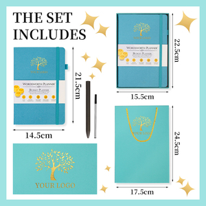 Gift Box Pen Custom <strong>Logo</strong> Pages Agenda Personalized Weekly Daily Planner A5 PU Leather Hardcover Journal <strong>Diary</strong> <strong>Notebook</strong> - Product Image 5