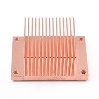 Petit échangeur de chaleur Mini plaque 30mm 40 50mm radiateur liquide en aluminium 100w refroidisseur de bloc d'eau 4 entrées Cpu bloc de refroidissement par eau
