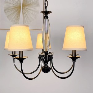 โคมไฟระย้าทองแดงสไตล์อเมริกันและยุโรปสำหรับห้องนั่งเล่น ห้องนอน ร้านอาหาร - โคมไฟแสงวอร์มไลท์ - Product Image 1