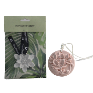 Diffuseur de parfum suspendu personnalisé en gypse Amora avec carte, décoration cadeau pour la maison, pierre parfumée avec logo personnalisé - Product Image 6