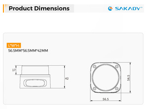 Toof lidar dài-rang khoảng cách độ chính xác cao chống bẩn 360 độ lidar cảm biến cho AGV tránh chướng ngại vật Radar - Product Image 5