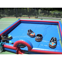 Arène de pare-chocs gonflable pour tout-petits de taille personnalisée terrain de piste de course de voiture de pare-chocs gonflable hermétique