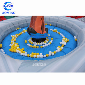 Trò Chơi Tương Tác Trò Chơi Bơm Hơi Trò Chơi Thể Thao Chạy Bộ Bungee Đói Bơm Hơi Hippo Chow Down - Product Image 3