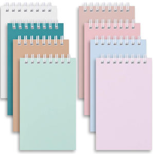 Carnets de poche personnalisés en usine 3*5, blocs-notes à spirales avec <span class=keywords><strong>pages</strong></span> lignées, mini carnet pour rester organisé au travail et à l'école - Product Image 1