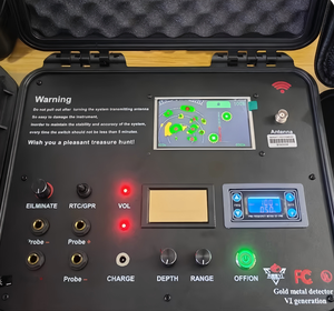 6 Remote 3D Prospecting Metal Detector - 33M Depth, Anti-Interference, for Outdoor Gold Mining Sirius 6th Generation Genuine Gre - Product Image 4