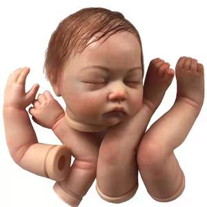 Nuevo Kit de Muñeca Reborn de Vinilo Suave de 55 cm, Lindo Bebé, Modelo de Bebé Recién Nacido de Moda para Hacer Manualidades, Juguete para Niños - Product Image 1