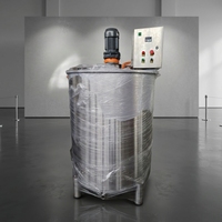 Cuve de mélange industrielle personnalisable 100-1000L en acier inoxydable SUS304/316L de qualité alimentaire avec agitateur, antidéflagrante et écologique