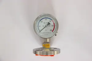 Manometer Liquid Filled Shock Resistant Pressure Gauge