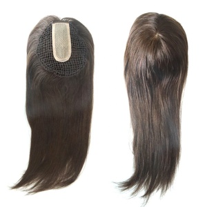 TP27 16" <strong>Hair</strong> <strong>Topper</strong> Human <strong>Hair</strong> Integration <strong>Hair</strong> Pieces for <strong>Women</strong> - Product Image 1