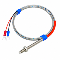 K Type Screw Thermocouple WRNT-02 M6 M8 Thread Stainless Steel Fiberglass Cable Temperature Sensor for Industrial Surface