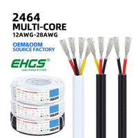 Câble de signal multiconducteur EHGS 2464 28/20/14 AWG 2-10 conducteurs en cuivre toronné PVC 300V 80°C pour panneau PLC et automatisation industrielle