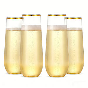 9oz 9 oz Vente en gros 5oz <span class=keywords><strong>Verre</strong></span> à champagne à côtes en <span class=keywords><strong>plastique</strong></span> cristal personnalisé, <span class=keywords><strong>Verre</strong></span> à whisky, <span class=keywords><strong>Verre</strong></span> à cocktail, <span class=keywords><strong>Verre</strong></span> à martini, <span class=keywords><strong>Verre</strong></span> à <span class=keywords><strong>mojito</strong></span>, Luxe personnalisé - Product Image 1