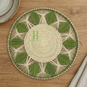 Meilleures ventes : sets de table en corde de papier, tailles personnalisables, variété de couleurs, pour la décoration de table et la décoration intérieure, fabrication OEM du Vietnam, vente en gros. - Product Image 1