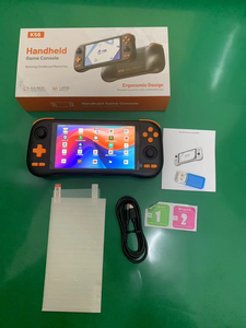 เครื่องเล่นเกมพกพา K56 ระบบ Android 14 โอเพ่นซอร์ส จอ HD ขนาดใหญ่ พร้อมจอยสติ๊กแบบอาร์เคด รองรับการเล่นออนไลน์ สีม่วงไทเกอร์ รุ่น T620 หน้าจอสัมผัส - Product Image 1