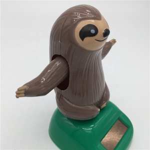 Wholesale Solar Energy Sloth <strong>Swing</strong> Ornaments Car Accessories Creative PVC Cartoon <strong>Doll</strong> Custom Gifts - Product Image 6