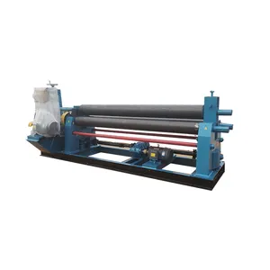 China best quality 6mm 1500mm 3 rollers mechanical plate rolling machine for steel plate with factory prices