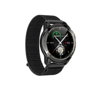 Grosir jam tangan pintar untuk Pria baterai besar satu tombol BT panggilan koneksi NFC harga rendah jam tangan pintar Cina