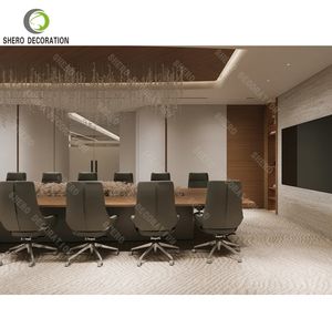 Wholesale Modern Office Furniture Workplace Executive Office Furniture Set Staff Workstation Conference <b>Desk</b> And Chairs Set - Product Image 2