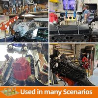 Support de levage de moteur, support de levage de carburateur, compatible SBC BBC pour Chevy Ford
