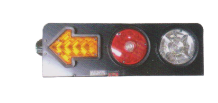 Luces Laterales Triples <span class=keywords><strong>LED</strong></span> para <span class=keywords><strong>Remolque</strong></span>/Semirremolque - Product Image 4
