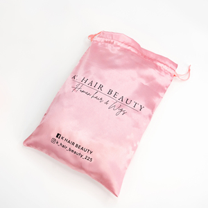 Luxury Soft Pink Satin Gift <b>Bags</b> Clothes Packing Draw <b>String</b> <b>Bag</b> Satin Silk Drawstring <b>Bag</b> for Gift Present - Product Image 5