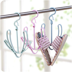 Shoe Drying Rack Double Hook Hanging Storage Holder For Balcony Indoor Outdoor Use - Product Image 1