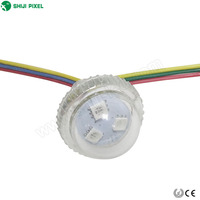 Fuente de Luz Puntual LED SHIJI Landscape Individually Addressable UCS1903 GS8206, Luz de Entretenimiento RGB de 12V, Luz Puntual de Píxeles LED de 26 mm