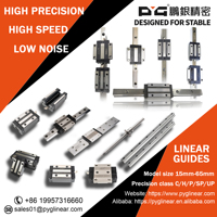 Charge lourde RG20 RG25 RG30 RG35 RG45 RG55 Guides linéaires à glissière en acier Composants de roulement de noyau de moteur pour Machine-outil CNC