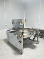 Nouvelle machine de fabrication de confiture de fruits en acier inoxydable 304 avec mélangeur, haute productivité, fabriquée en Chine